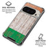 Ireland Flag Dark Wood Pixel 9/9 Pro Clear Case